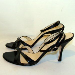 NEW! LUMIANI WOMENS BLACK SHOES SANDAL SIZE 10M